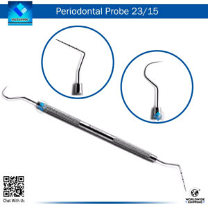 "Explorer 23/15 Dental Double Ended Tool – Dual Function for Cavity and Plaque Detection"