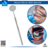 Mouth Mirror Handle with Scale for Precise Dental Examinations