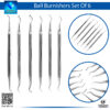 Ball Burnishers Set of 6 Sizes – Precision Tools for Sculpting and Contouring Dental Restorations