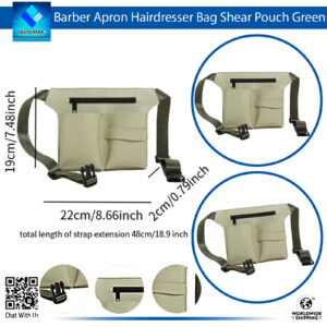 Barber Apron Hairdresser Bag Pouch – Stylish & Convenient Tool Storage for Barbers