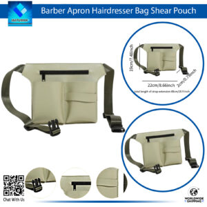 Barber Apron Hairdresser Bag Pouch – Stylish & Convenient Tool Storage for Barbers