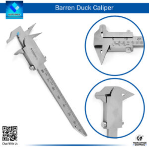 "Barren Duck Caliper for precise measurements in dental and medical procedures"