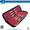 Bone Graft Carrier Pluggers and Packers (6 Pcs with Pouch) for Bone Grafting and Implant Procedures