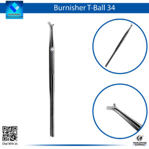 Burnisher T-Ball 34 – Precision Tool for Sculpting and Contouring Dental Restorations