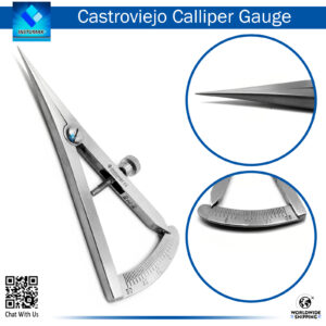 "Castroviejo Caliper Gauge precision tool for accurate measurements"