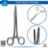 "Crile Wood Hemostatic Forceps for Surgical Clamping and Hemostasis"