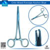 Crile Wood Forceps Kocher Blue for Surgical Clamping and Grasping