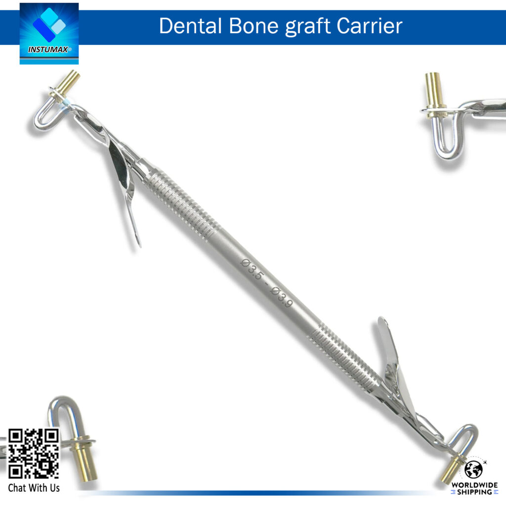 Dental Bone Graft Carrier Titanium 3.5mm/3.9mm Dia - Ideal for Bone Grafting Procedures Dental Bone Graft Carrier Titanium 3.5mm/3.9mm Dia - For Precise Grafting Placement