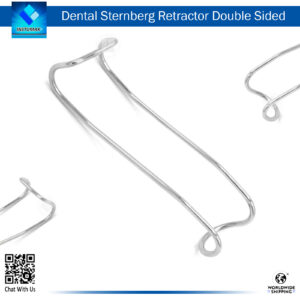 "Dental Sternberg Retractor Double-Sided – Surgical Instrument for Soft Tissue Retraction in Dental Procedures"