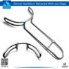 "Dental Vestibulum Retractor Without Flaps – For Effective Tissue Retraction and Clear Access"