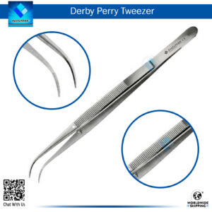 Derby-Perry Tweezer 15cm for Precision Handling in Surgical Procedures
