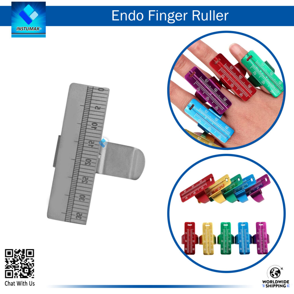 "Dental Endo Finger Rulers Span Measure Scale - Precision Measurement for Root Canals" "Dental Endo Finger Rulers Span Measure Scale - Accurate Tool for Endodontic Root Canal Measurements"