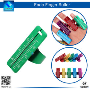 Dental Endo Finger Rulers Span Measure Scale for accurate measurements in dental procedures."
