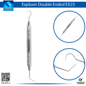 Explorer Double-Ended 23/17 Light Weight for Accurate Dental Diagnosis