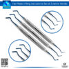 Blue Tips Ball Burnisher / Flat Plastic Set 3PCS – Precision Dental Tools for Sculpting and Shaping Composite