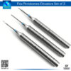 Flex Periotomes Elevators Set of 3 – Precision Instruments for Tooth and Root Extractions"