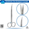 Goldman Fox Curved Scissors for Surgical Precision"