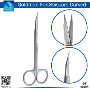 Goldman Fox Curved Scissors for Surgical Precision"