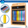 "Composite Filling Instruments Set of 10 with Silicone Handles and Wooden Box - Dental Tools"
