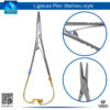 "Ligature Plier Mathieu TC for Precise Ligature Handling in Surgical Procedures