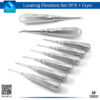 "Luxating Elevators Set of 6 + 2pcs Cryer – Professional Dental Extraction Tools