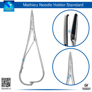 "Mathieu Needle Holder Standard for Surgical Precision"