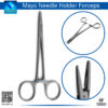 "Mayo Hegar Needle Holder Forceps for Precision Needle Handling"