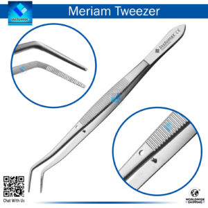 Meriam Cotton Tweezer for Safe and Precise Handling of Cotton in Medical Procedures"