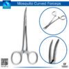 "Mosquito Curved Forceps 12.5cm for Surgical Precision"