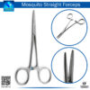 "Mosquito Straight Forceps for Precision Clamping and Grasping"