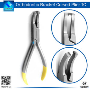 Curved Bracket Remover with TC Tip Inserts for Precise Removal