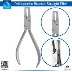 "Bracket Remover Straight Tip Dental Orthodontic Plier for Braces"