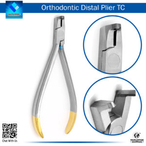 "Orthodontic Distal-End Cutter with TC Tip Inserts for Precision"