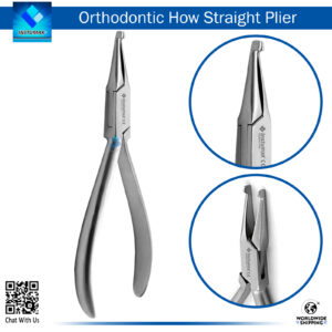 "Dental HOW Straight Plier - Precision Tool for Orthodontics Procedures"