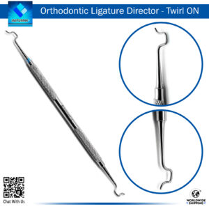"Orthodontic Ligature Director - Twirl-ON for precise ligation"