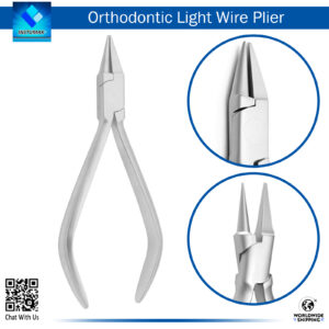 "Orthodontic Light Wire Plier Dental - Precision Tool for Bending and Adjusting Orthodontic Wires"
