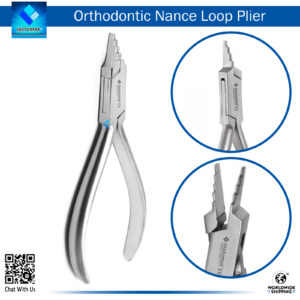 "Nance Loop Forming Plier with Steps - Precision Tool for Forming Nance Loops in Orthodontic Treatments"