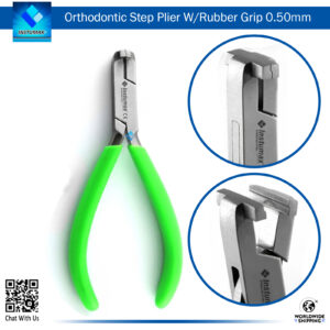"0.50mm Step Pliers for Precise Orthodontic Wire Adjustments"