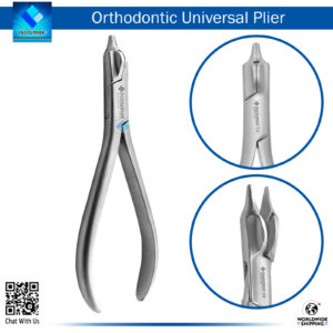 "Universal Crampon Plier Dental Orthodontics - Precision Tool for Wire and Bracket Adjustments"