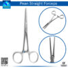"Pean Straight Forceps for Tissue Clamping and Surgical Grasping"