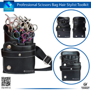 Scissors Bag Hair Stylist Toolkit Pouch – Tool Organizer for Professional Stylists