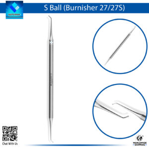 Ball Burnisher 27/27S – Precision Tool for Sculpting and Contouring Dental Restorations