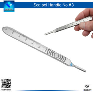 Scalpel Handle No. 3 for Precision Surgical Procedures