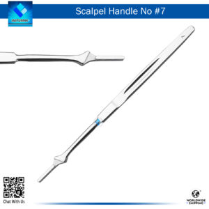 Scalpel Handle No. #7 – High-Precision Surgical Handle for Blade Attachment