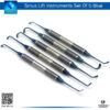 Sinus Lift Instruments Set of 5 (Blue) – Precision Tools for Sinus Lift Procedures in Dental Surgery"