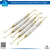 "Sinus Lift Instruments Set of 5 Golden Handles – Precision Tools for Sinus Membrane Elevation"