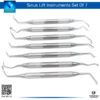 "Sinus Lift Instruments Set of 7 Lightweight – Precision Tools for Sinus Membrane Elevation"