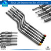 Sinus Osteotomes Concave Standard Set of 5 Curved - Dental Instruments for Bone Elevation and Sinus Augmentation