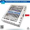 Sterilization Cassette for 20 Pieces with Lock Button – Safe and Secure Storage for Dental Instruments