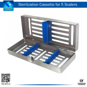 : Sterilization Cassette for 5 Scalers – Secure Storage and Efficient Sterilization of Dental Scalers